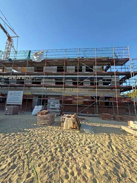 Baustelle Gerüste
