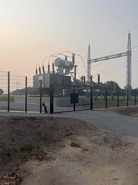 Umspannwerk fertiggestellt