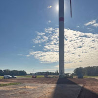 Windkraftanlage Foto 2